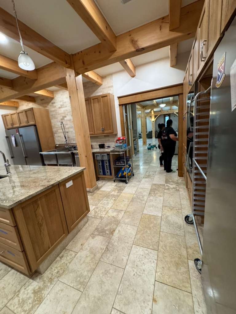 Kitchen after professional cleaning